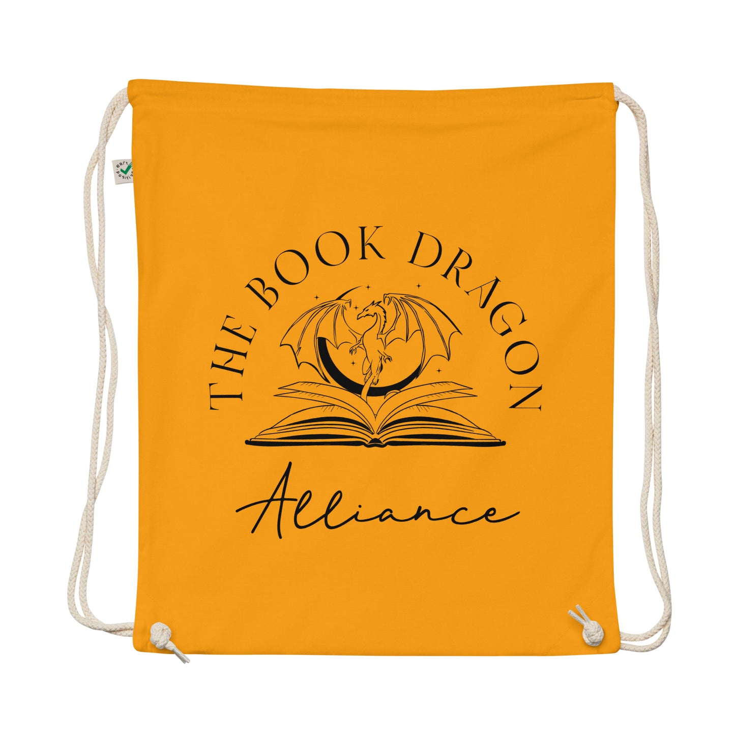 Organic cotton drawstring bag