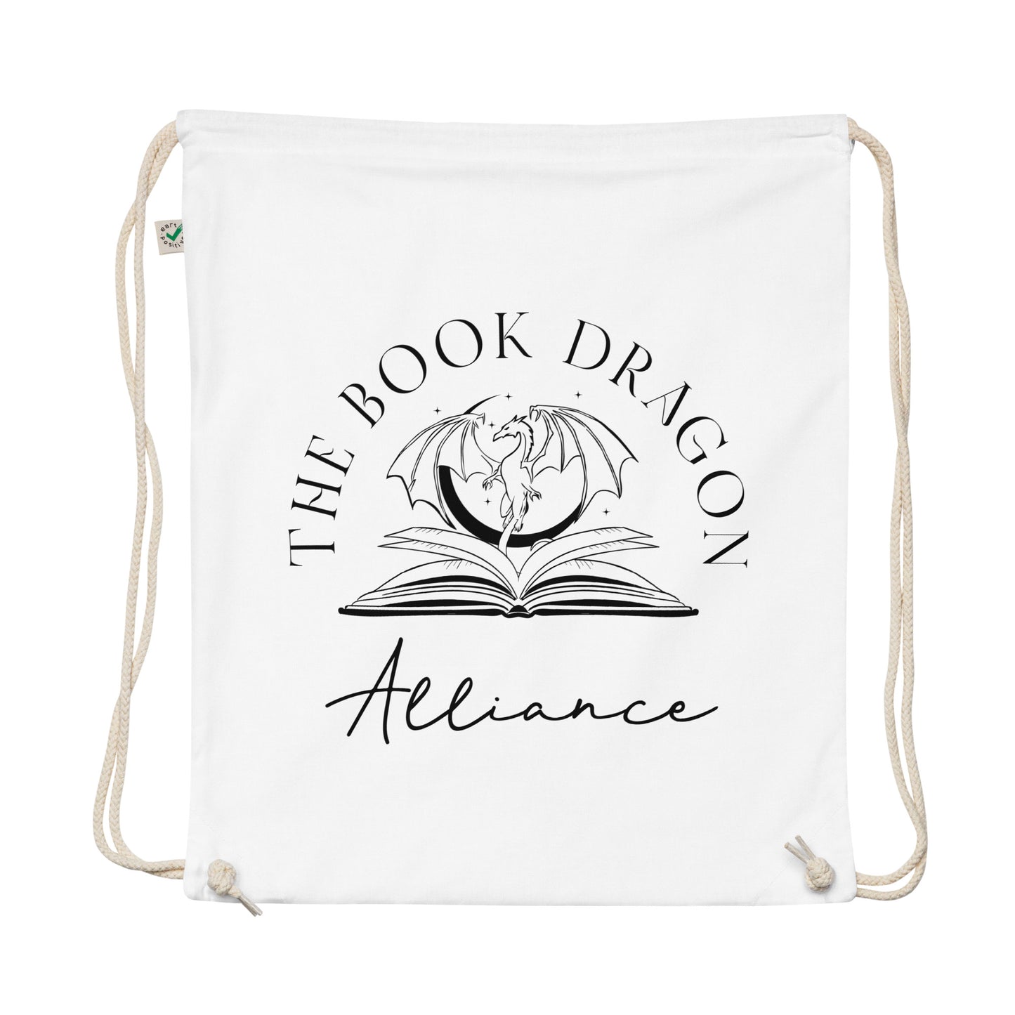 Organic cotton drawstring bag